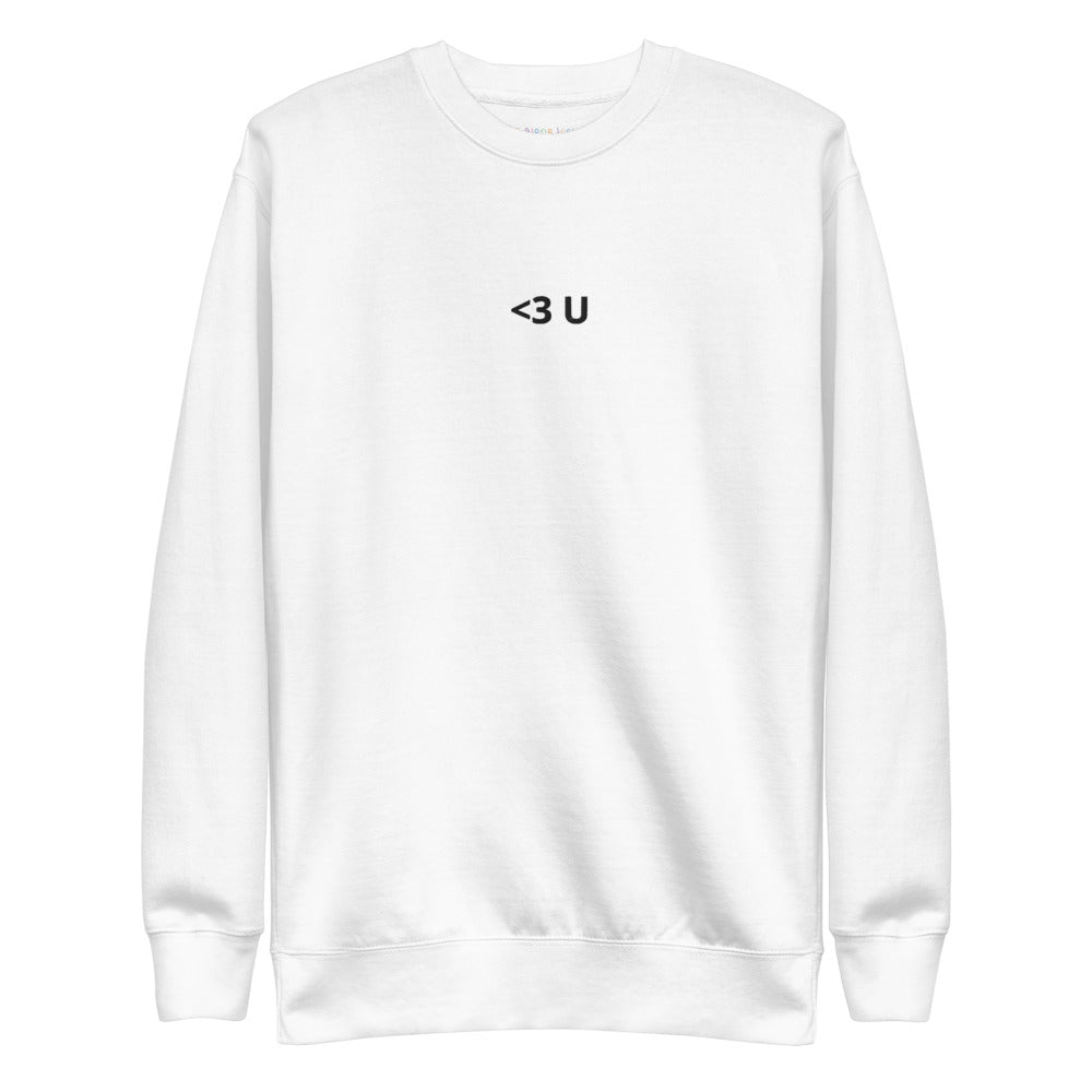 <3 U Crewneck