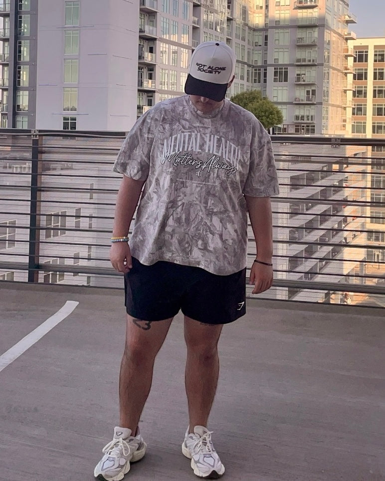 MENTAL HEALTH MATTERS CAMO T-SHIRT