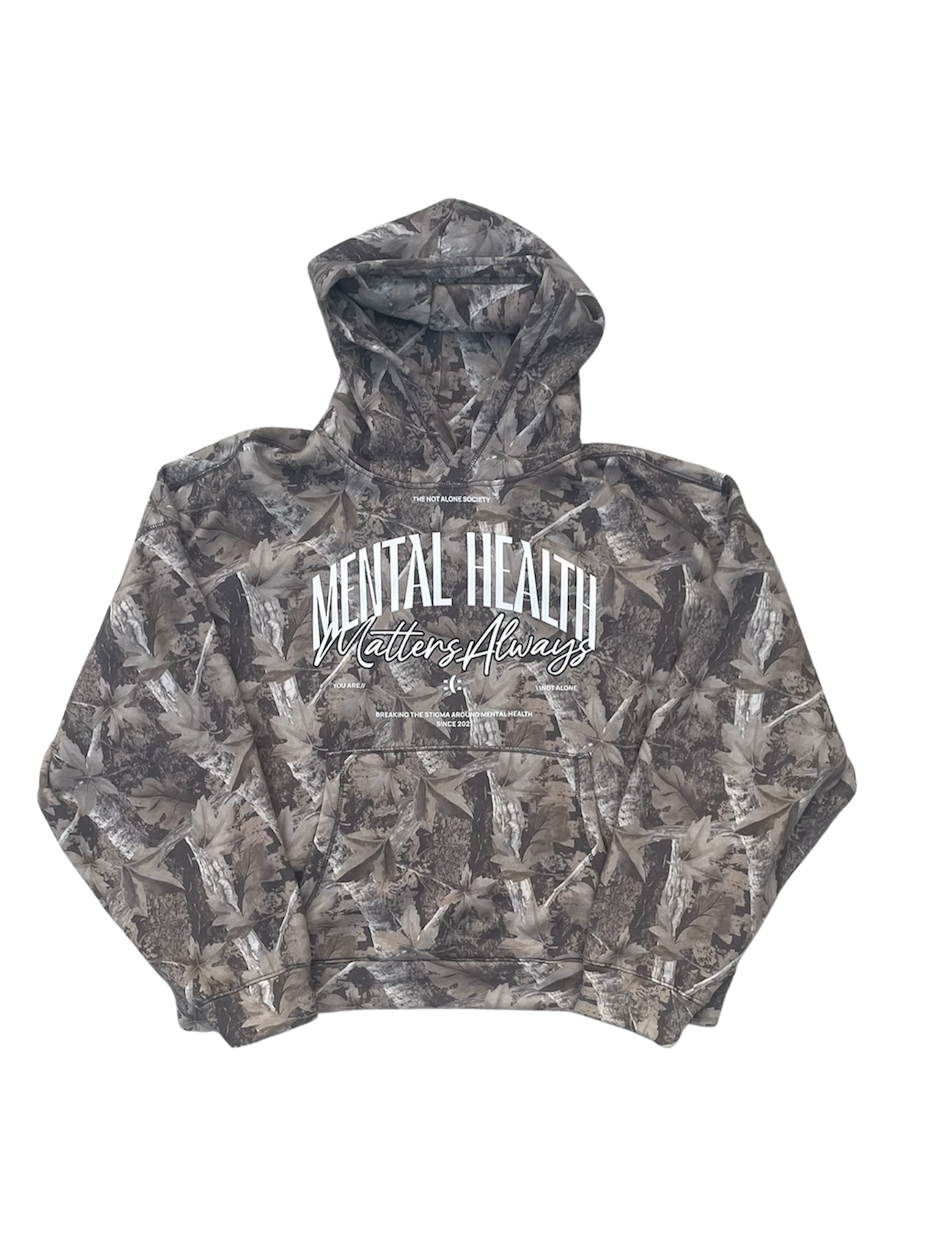 MENTAL HEALTH MATTERS CAMO HOODIE